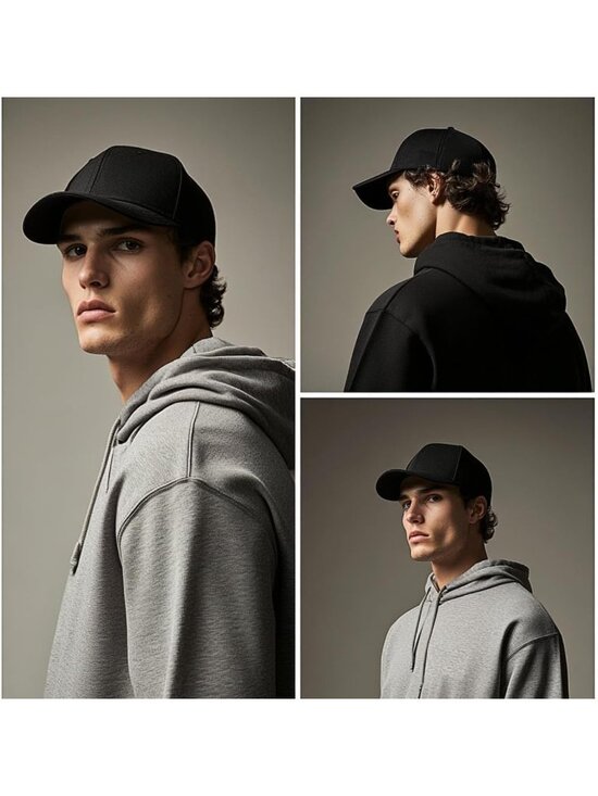 20-Pack Solid Baseball Caps - Adjustable, Breathable, DIY Crafting Essentials main image 5